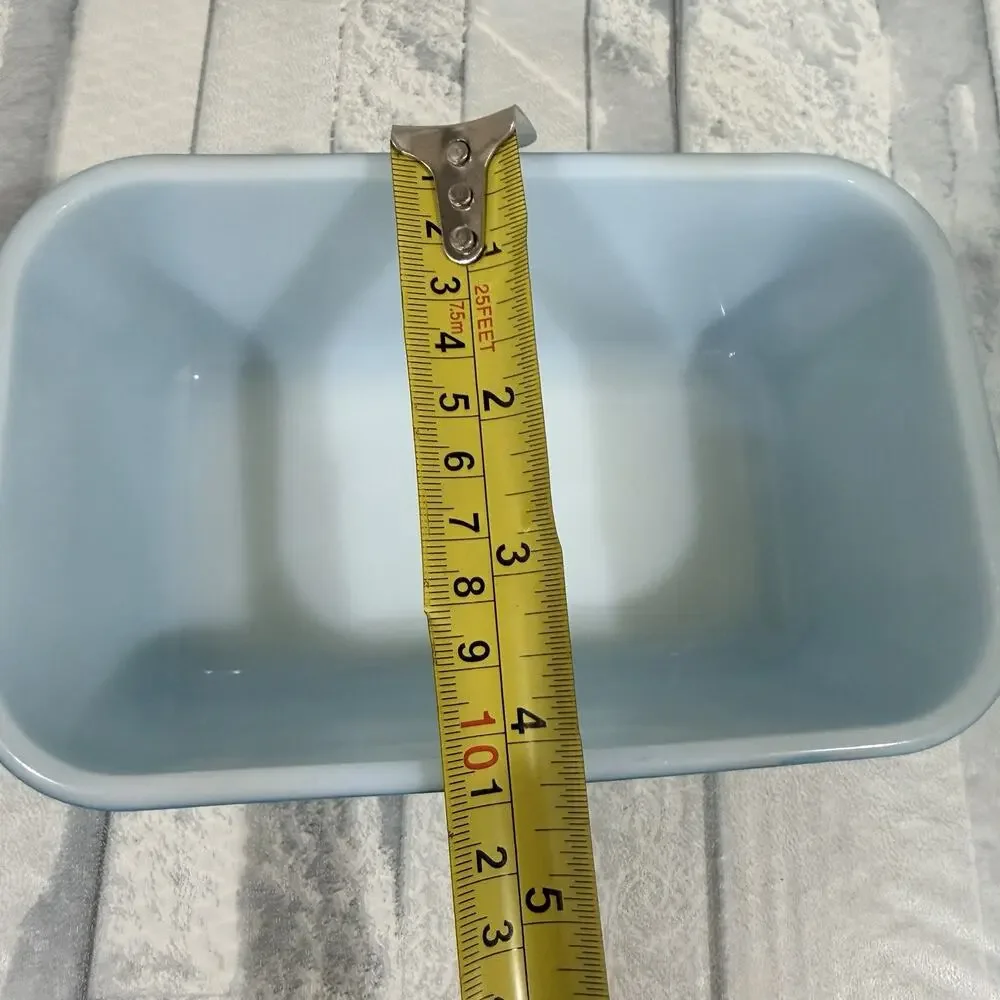 Pyrex blue refrigerator